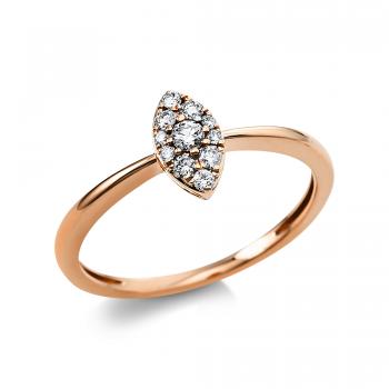 Diamant Ring 750er Rotgold 1V450R854-1 