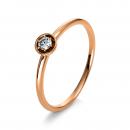 Diamant Ring 6er-Krappe 750er Rotgold 1Q407R855-1 